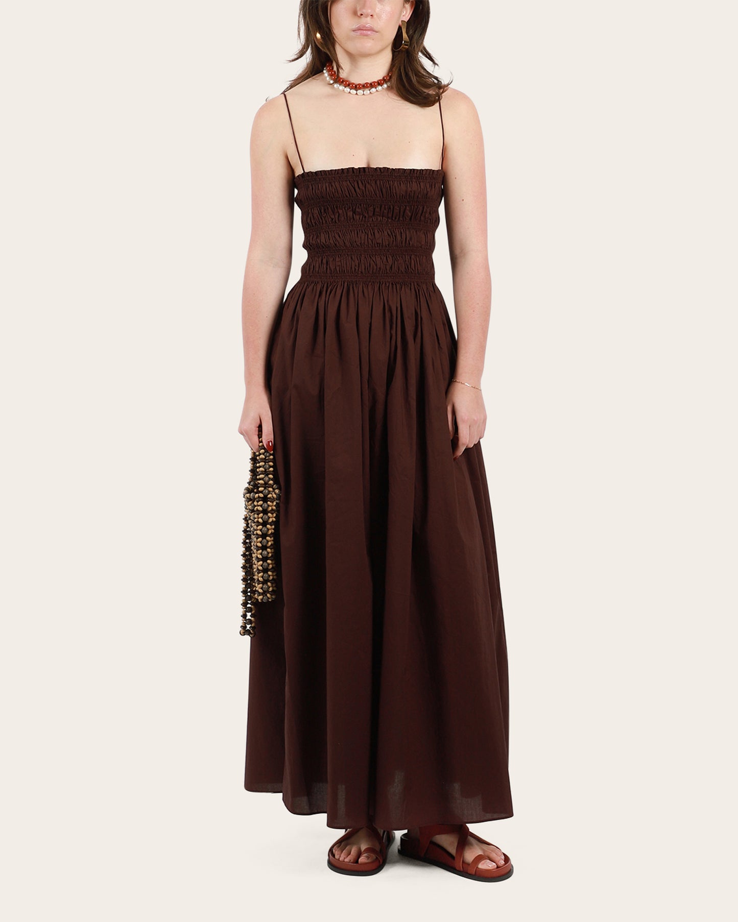 Shirred Bodice Dress