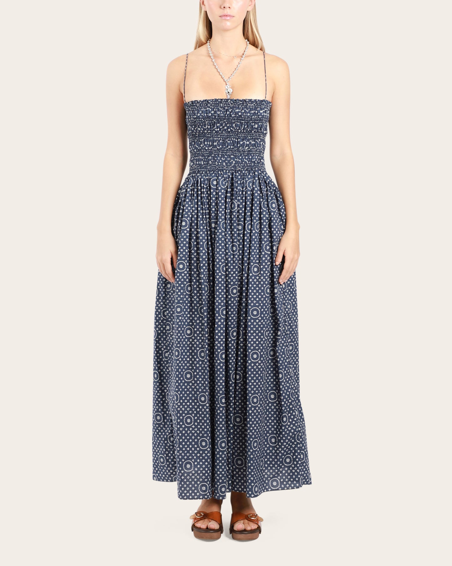 Shirred Bodice Dress