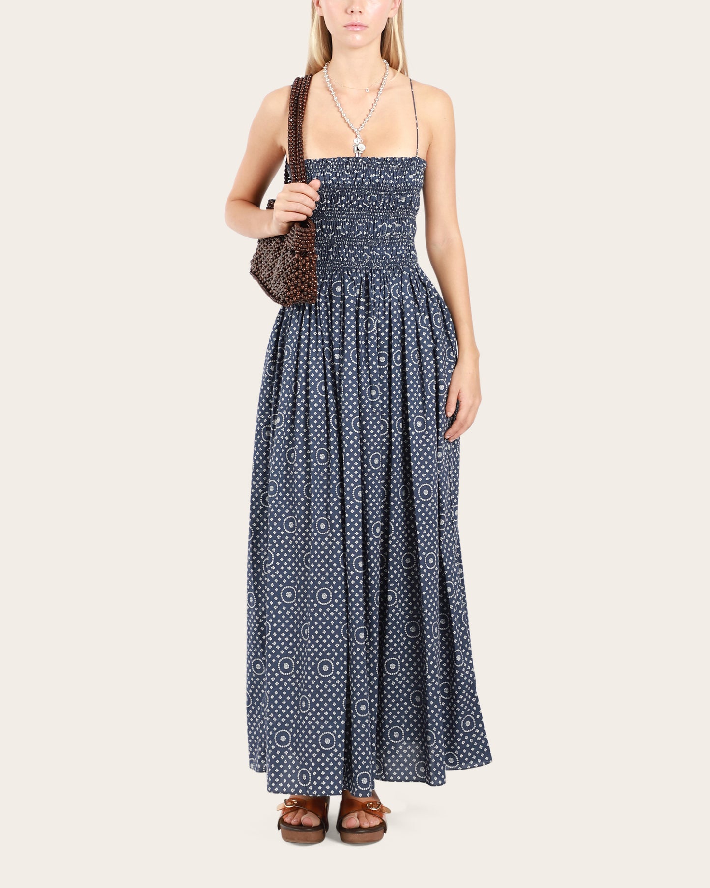 Shirred Bodice Dress
