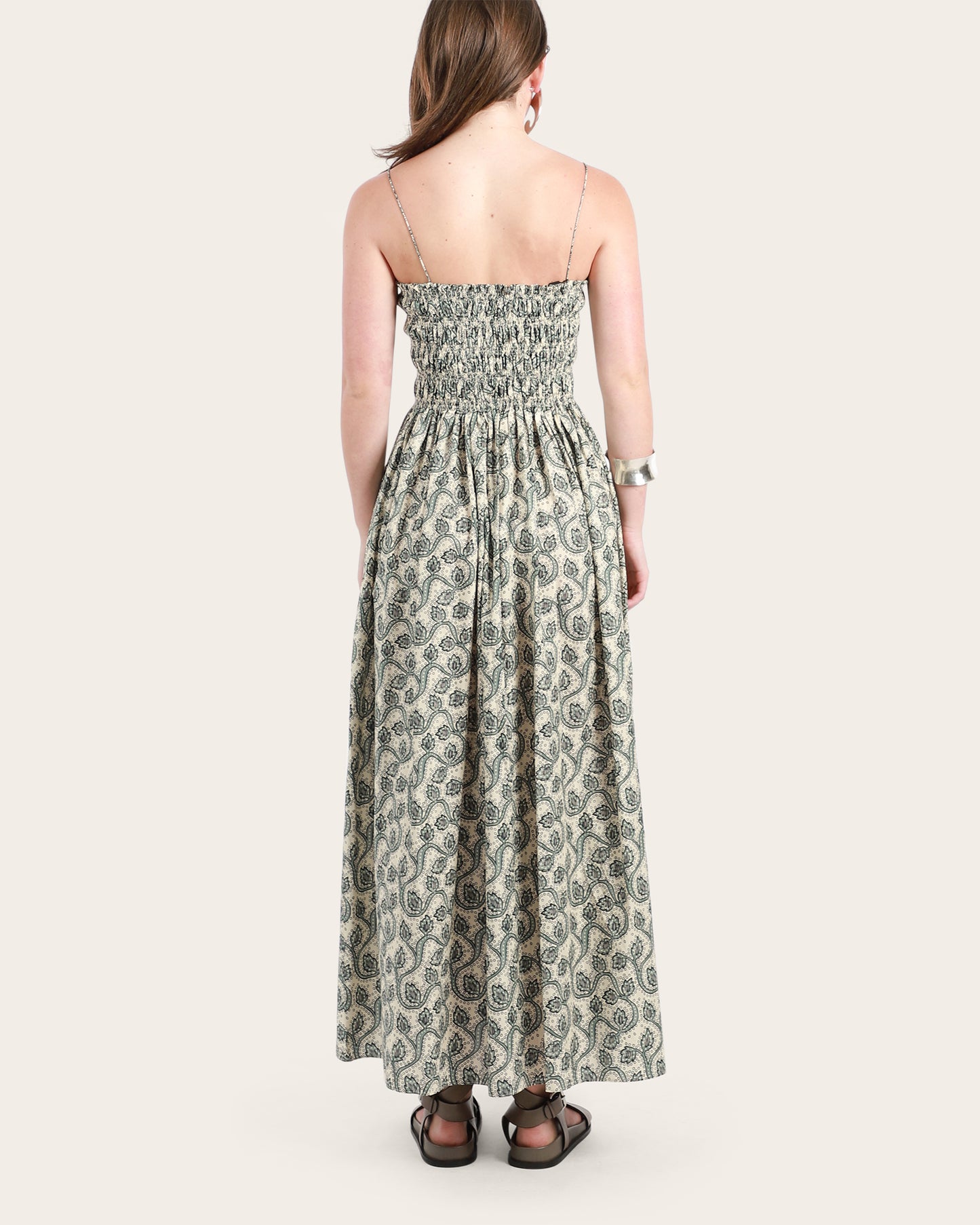 Shirred Bodice Dress