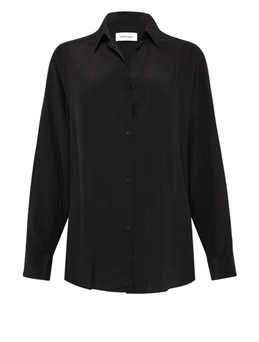 Long Sleeve Silk Shirt