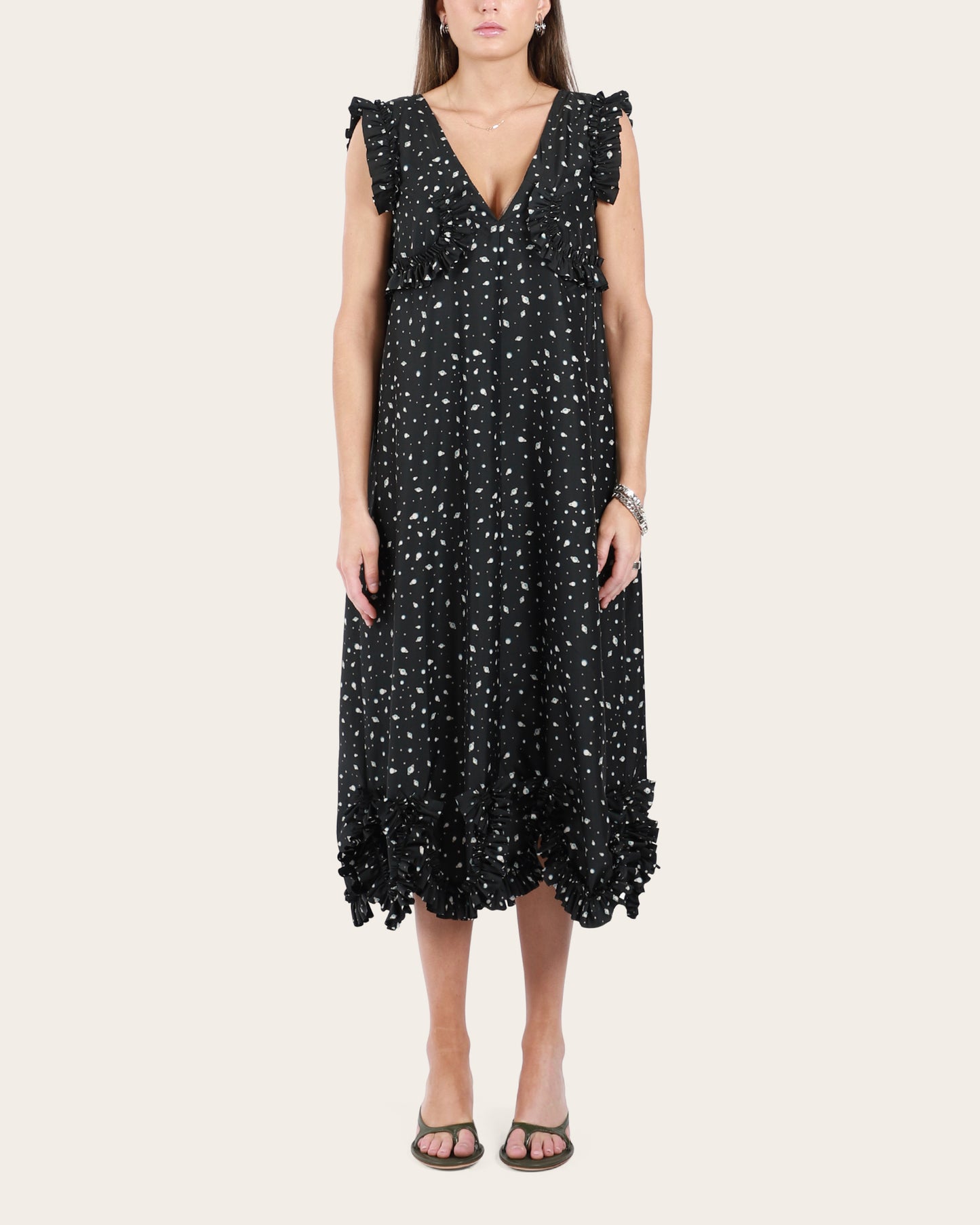 Ruffle Maxi Dress