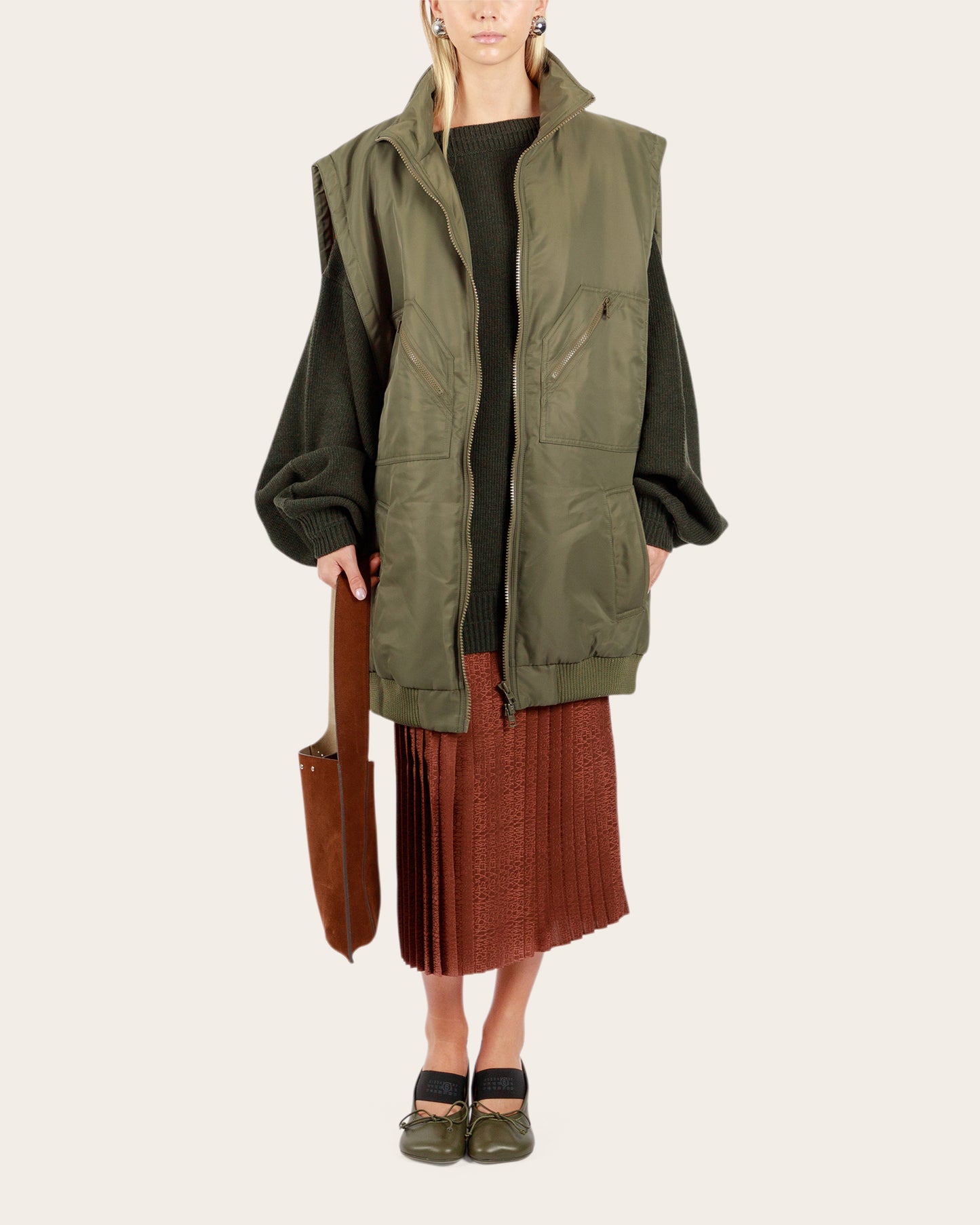 Padded Vest with Zip
