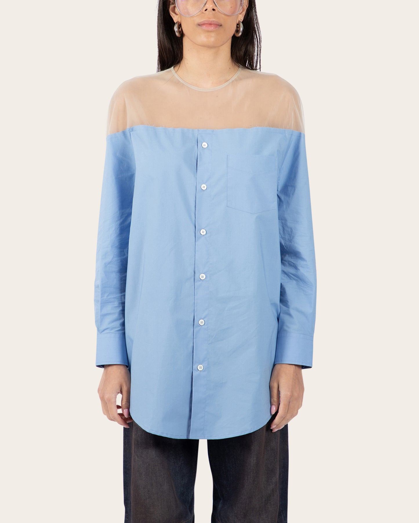 Mesh Top Shirt