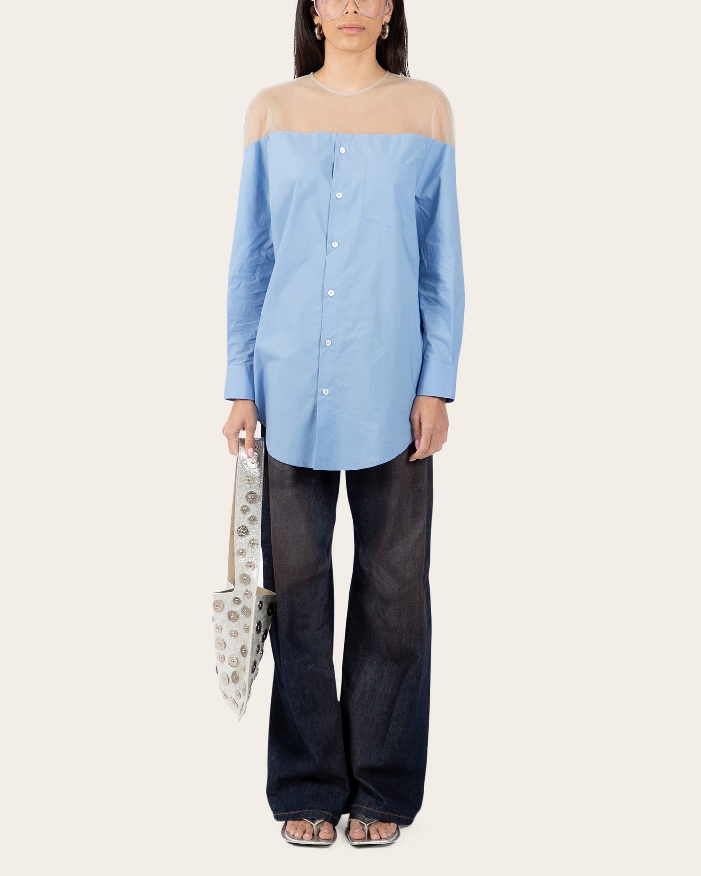 Mesh Top Shirt