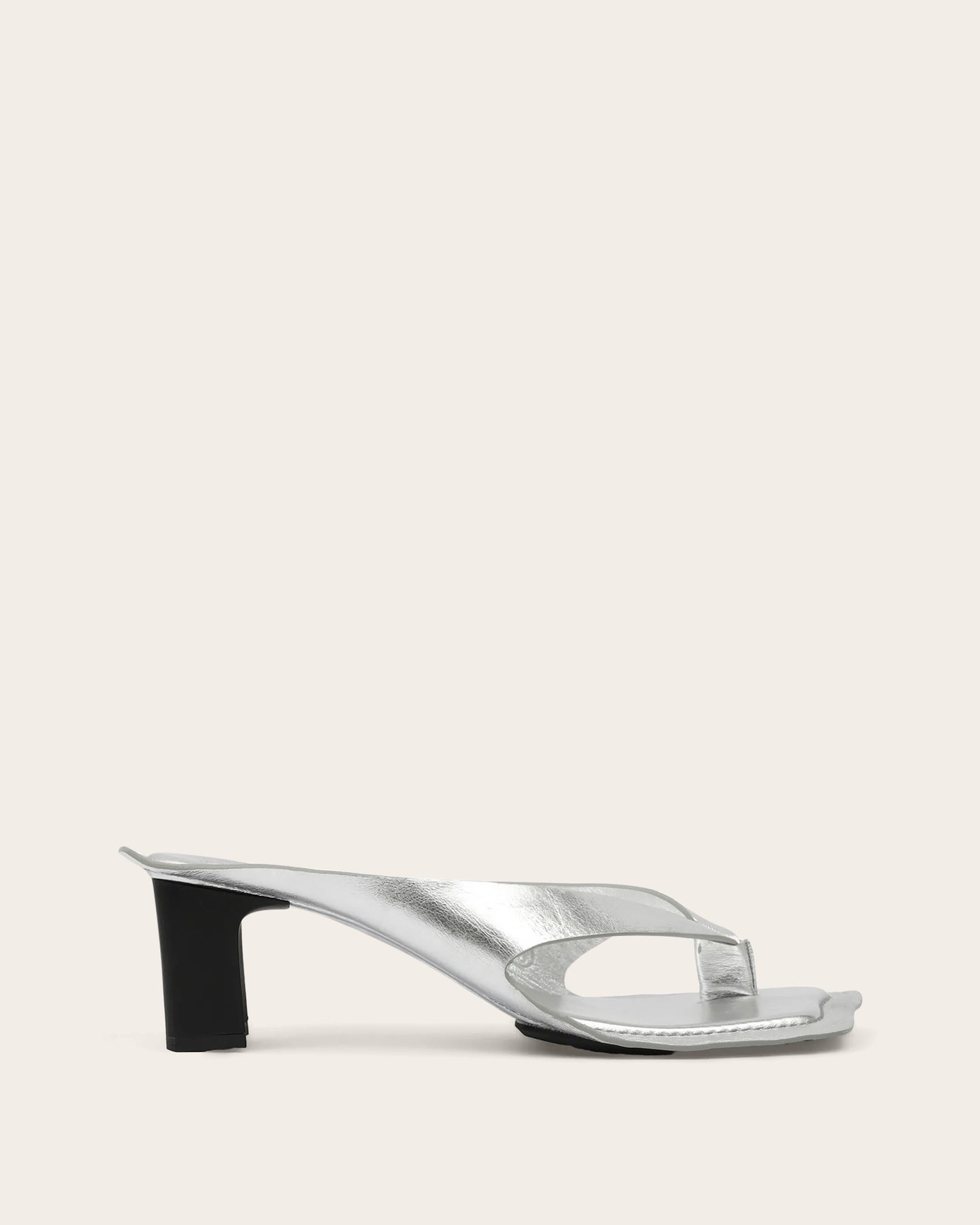 Metallic Heel Sandals