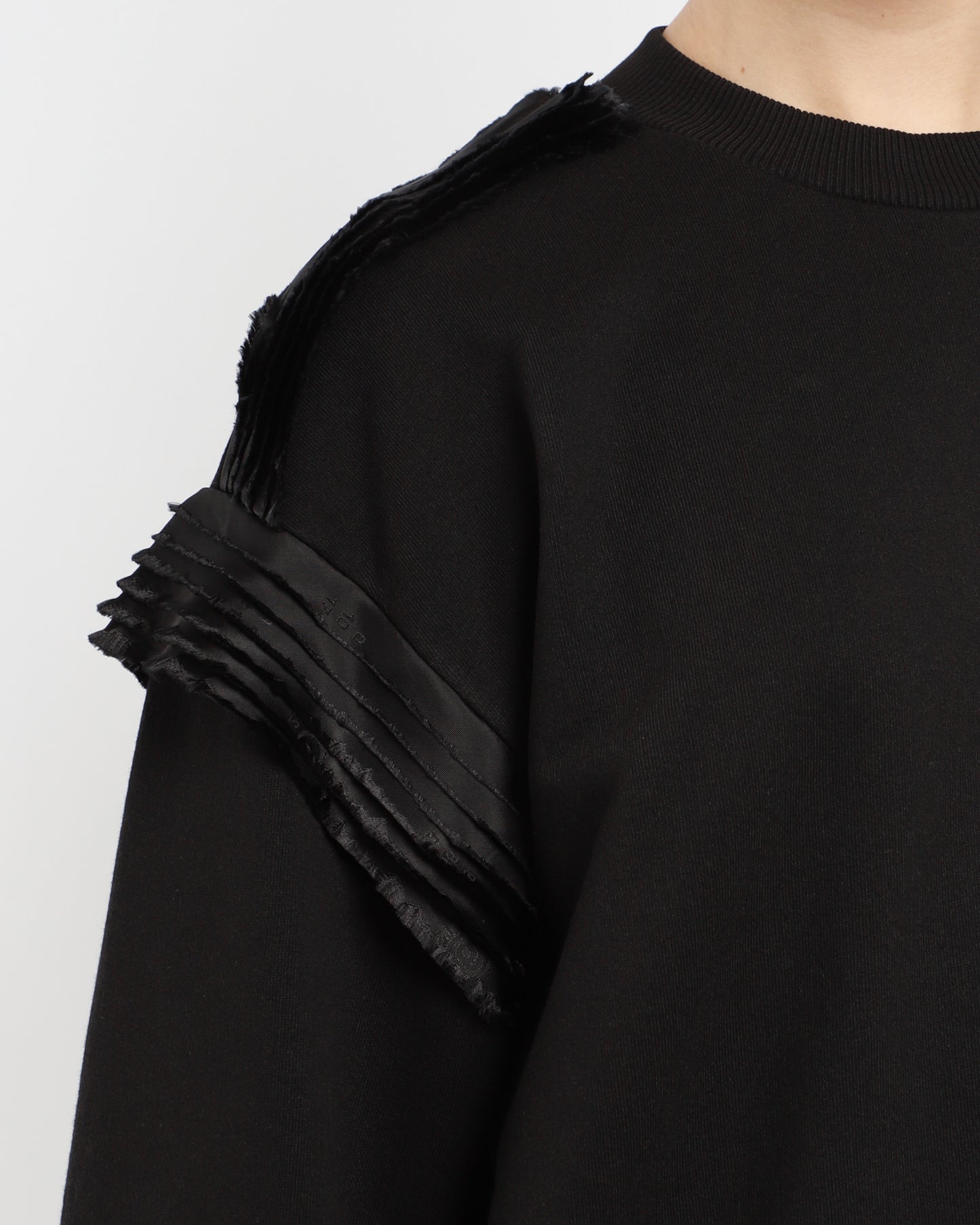 Ruffle Detail Sweatshirt