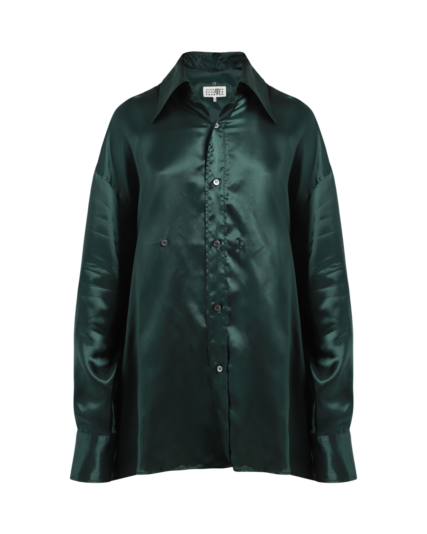 Satin Button Long Sleeve Shirt