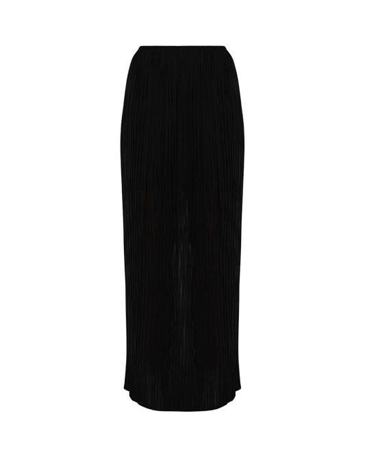 mm6-maison-margiela-pleated-long-skirt-black