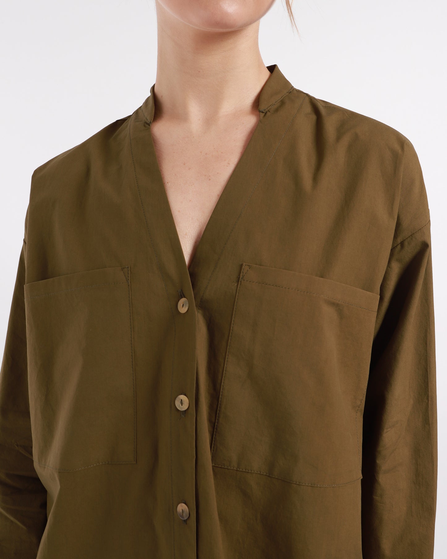 Oversize V-Neck Shirt