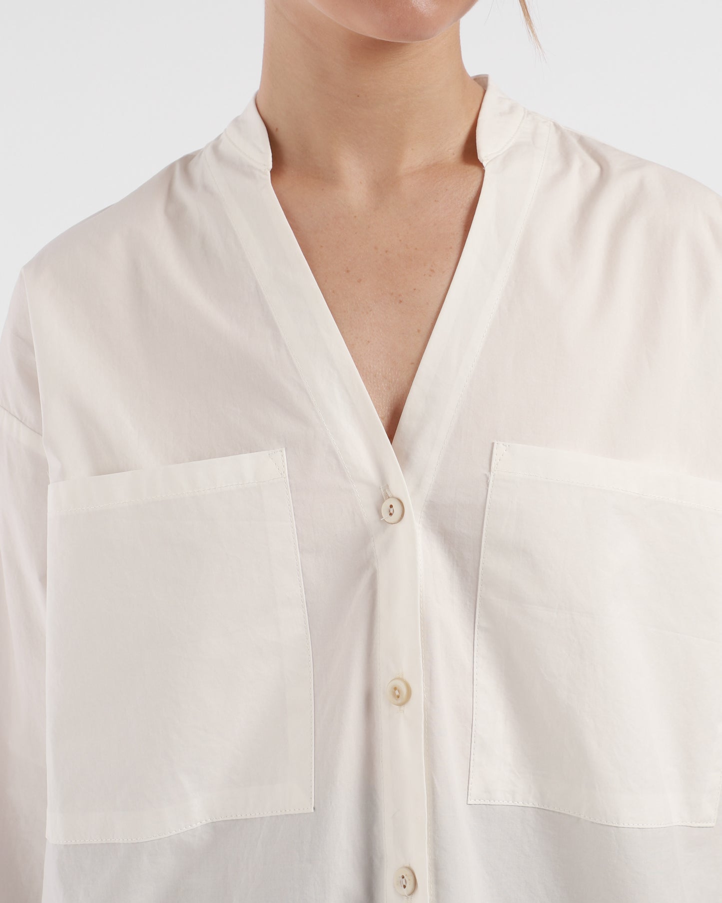 Oversize V-Neck Shirt