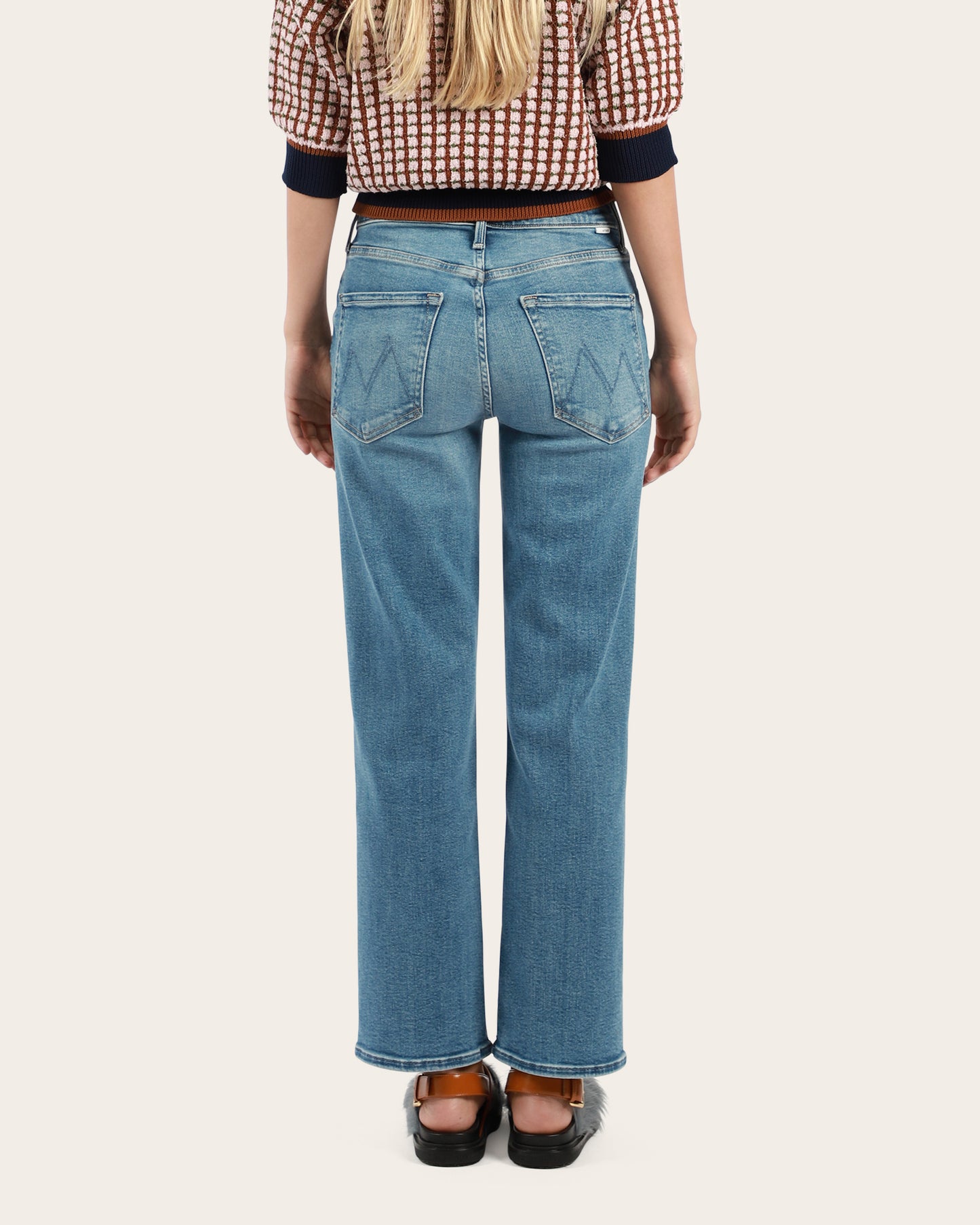 The Mid Rise Zip Rambler Ankle Jeans