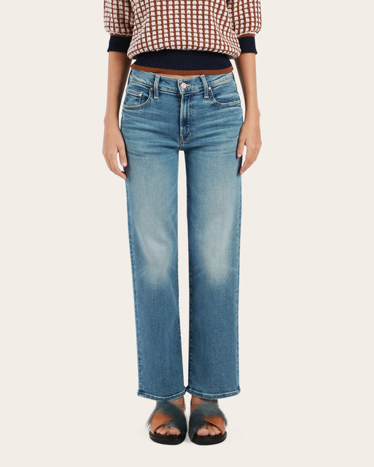 The Mid Rise Zip Rambler Ankle Jeans