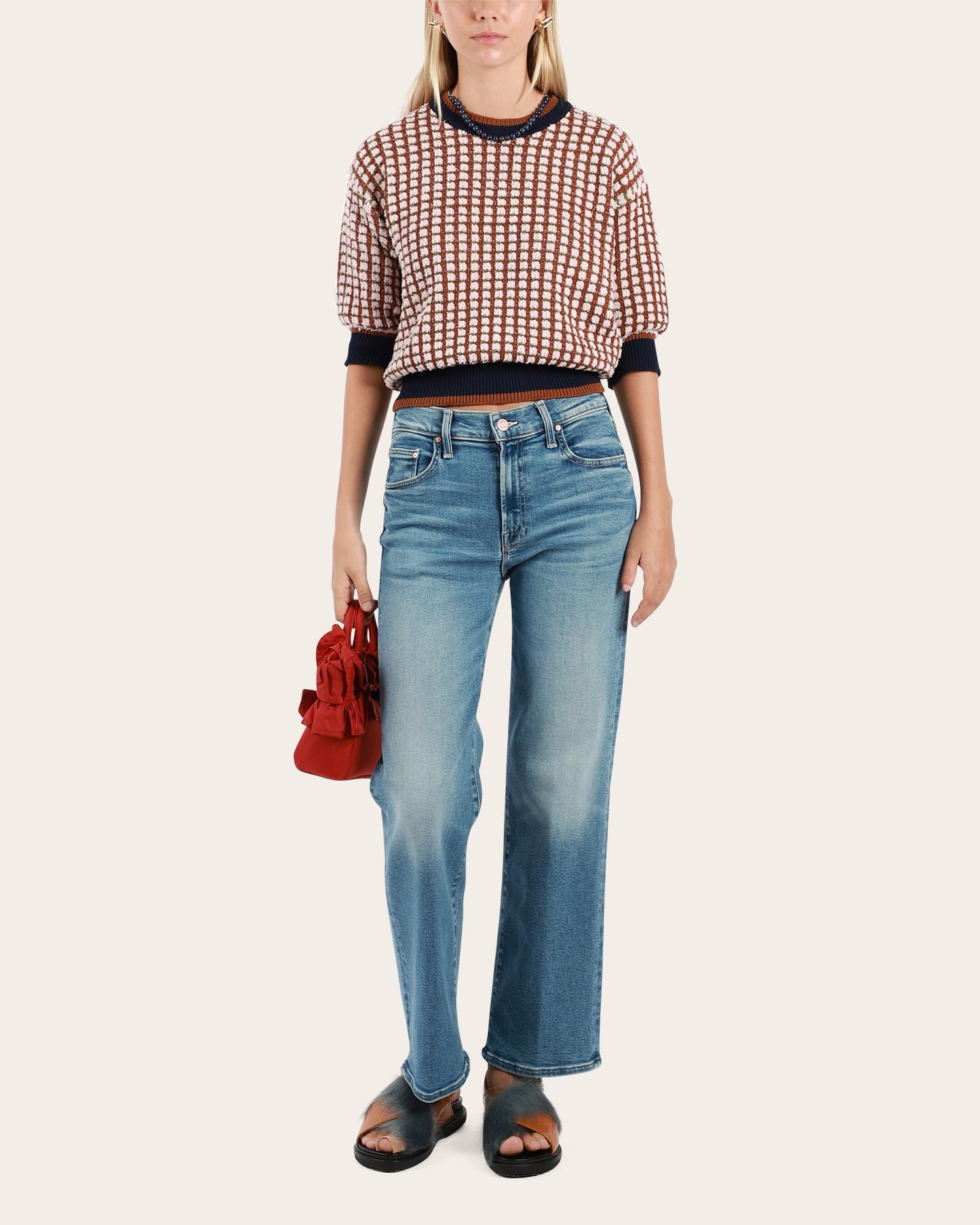 The Mid Rise Zip Rambler Ankle Jeans