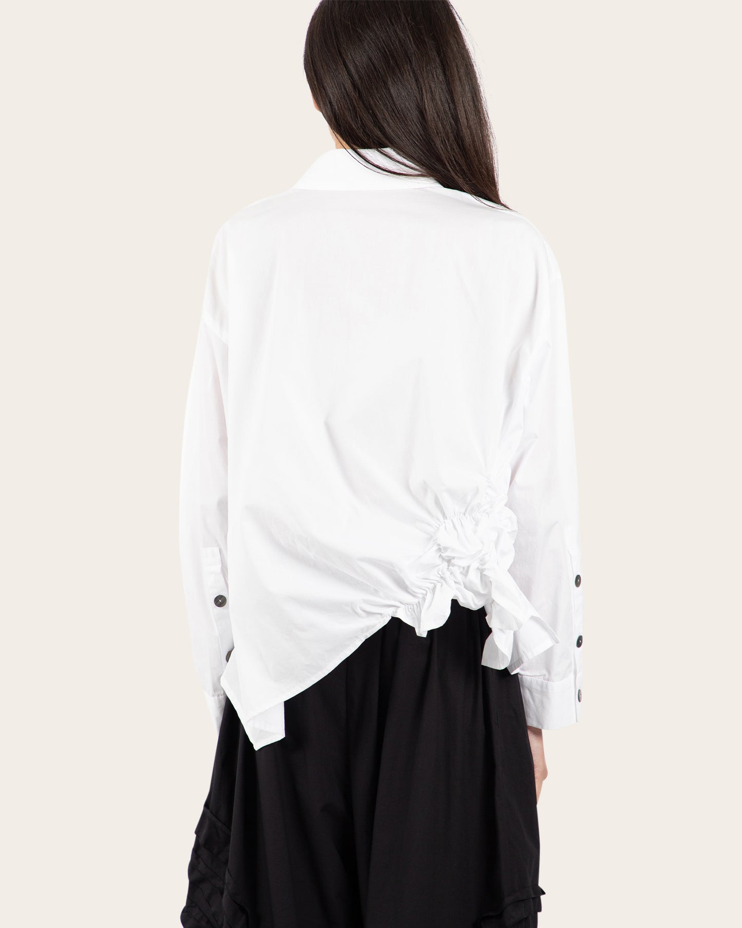 Asymmetric Hem Shirt