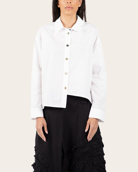 Asymmetric Hem Shirt