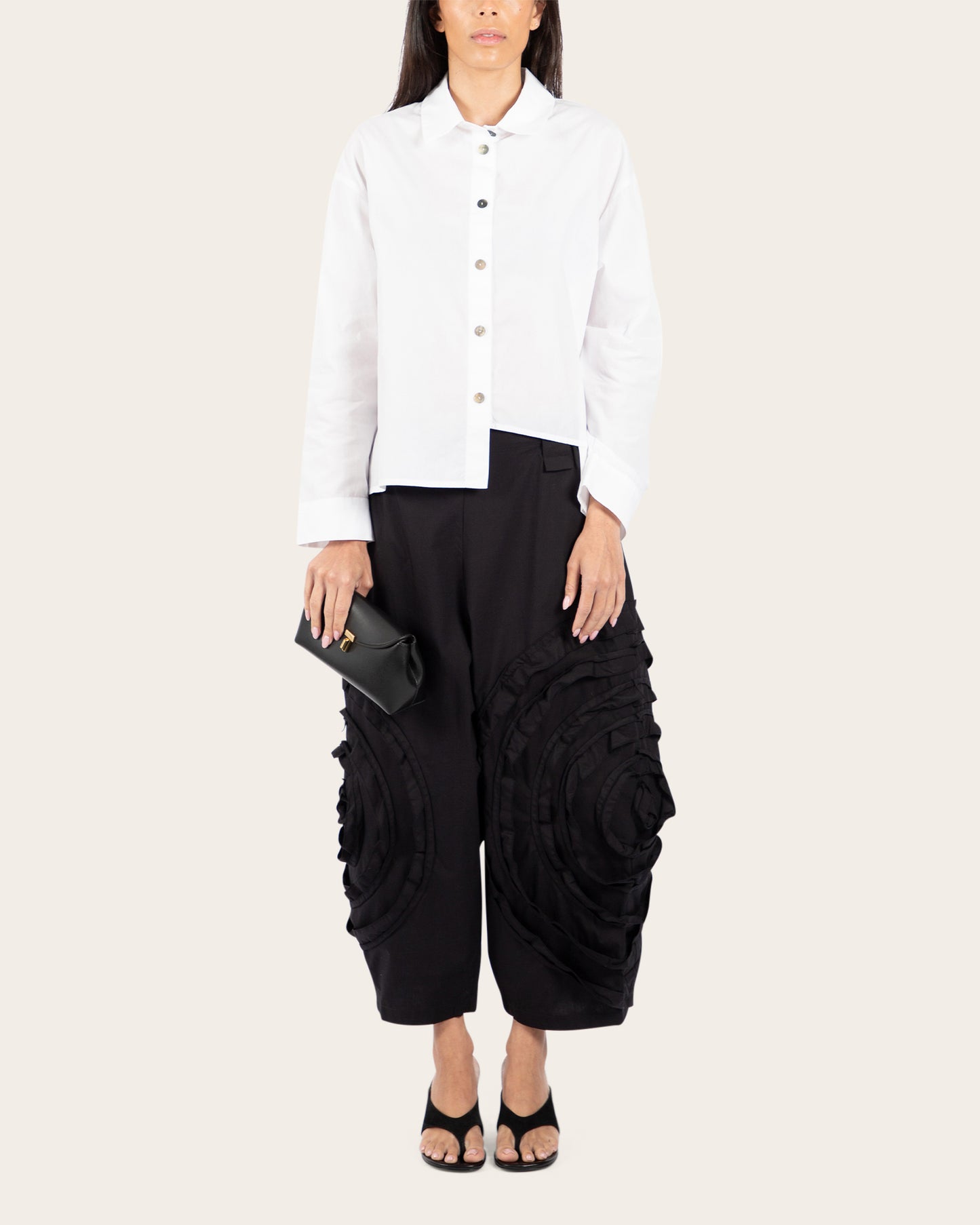 Asymmetric Hem Shirt