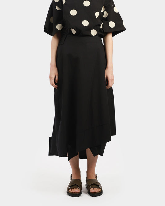 Asymmetric Hem Skirt