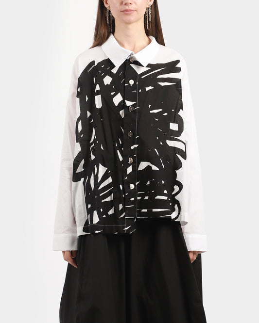 Bold Scribble Blouse