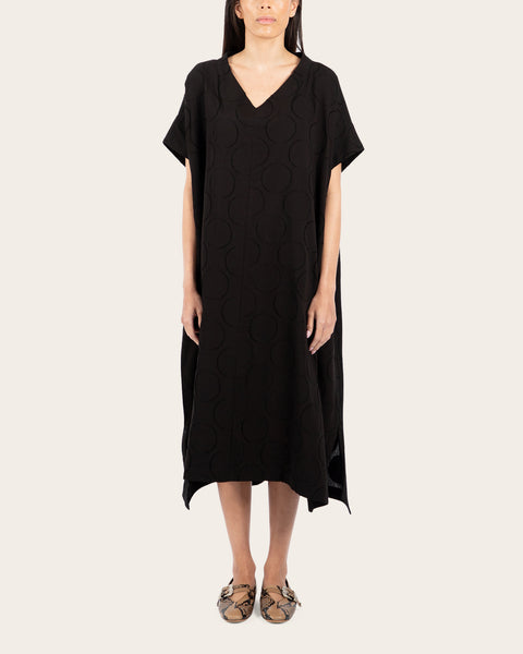 Circle Jacquard Dress