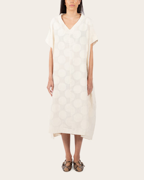 Circle Jacquard Dress