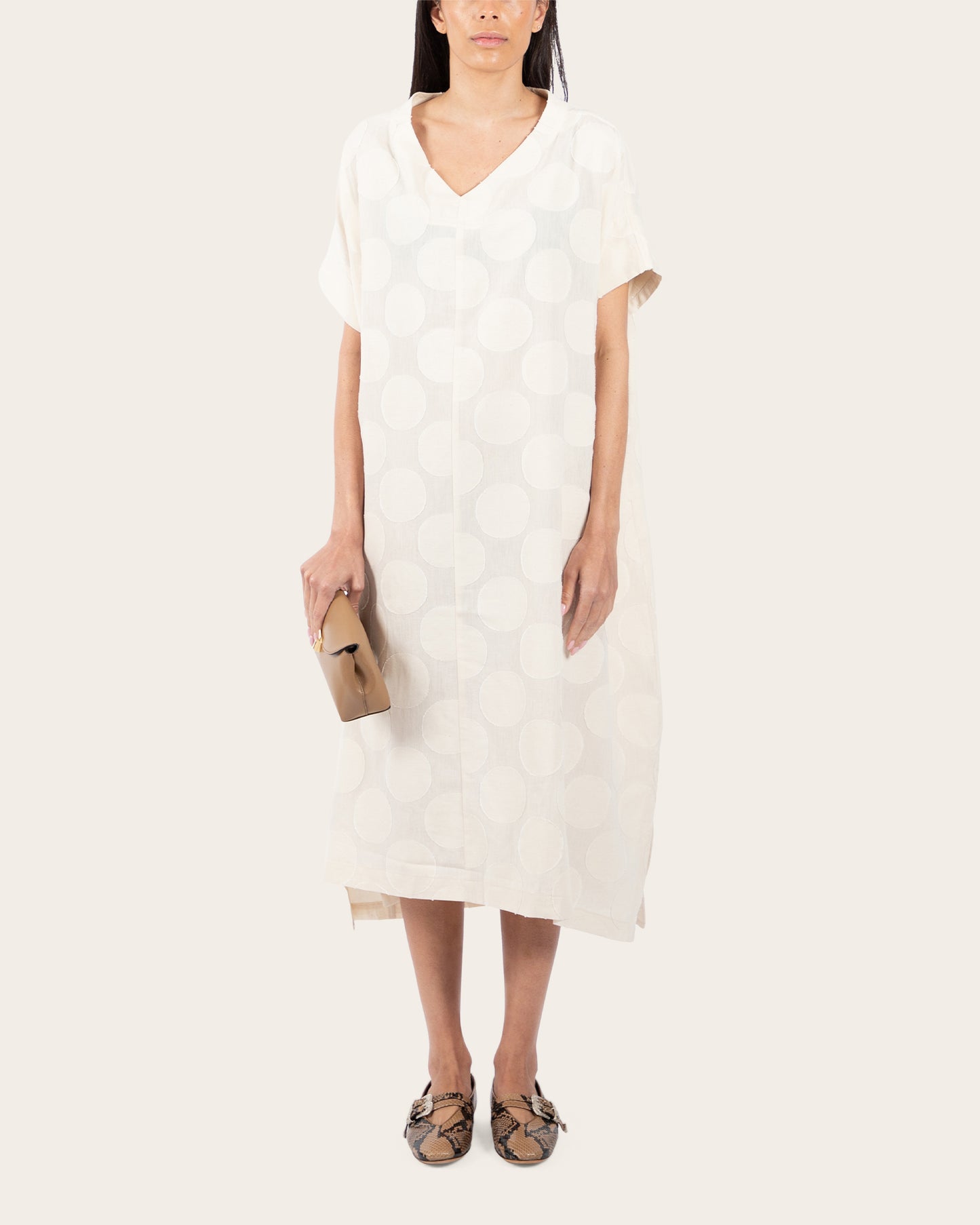 Circle Jacquard Dress