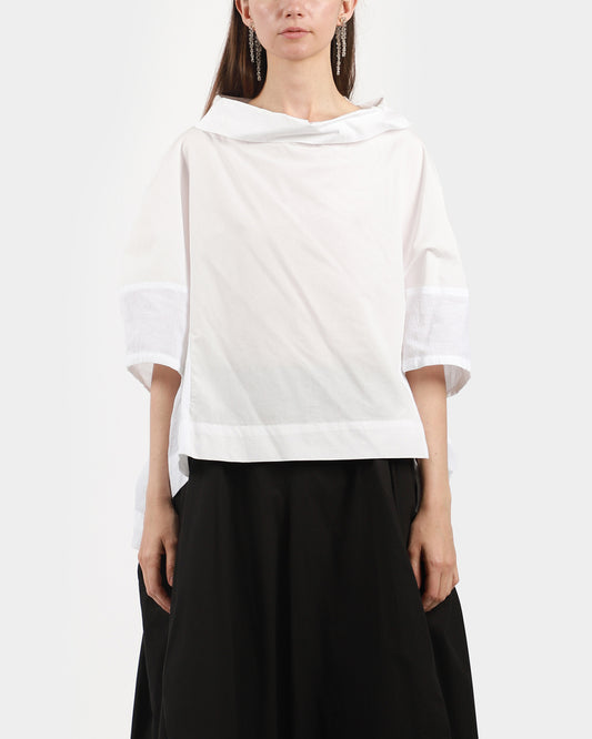 Flipped Collar Blouse