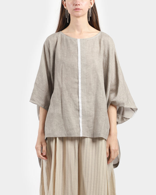 Grey Stripe Blouse