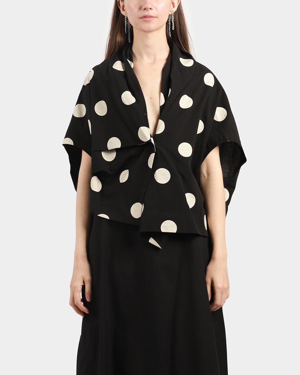 Polka Button Blouse