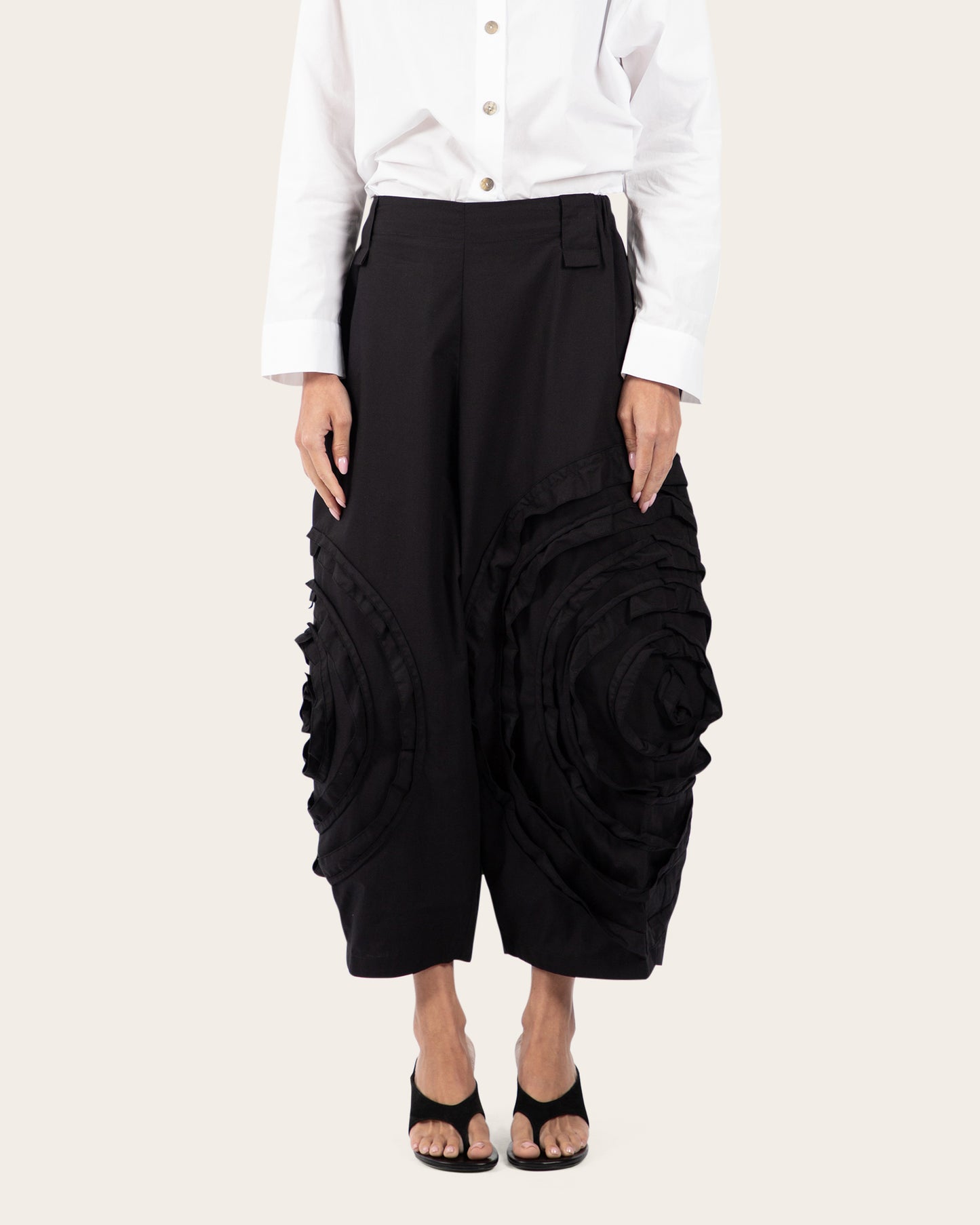 Spiral Appliqué Pants