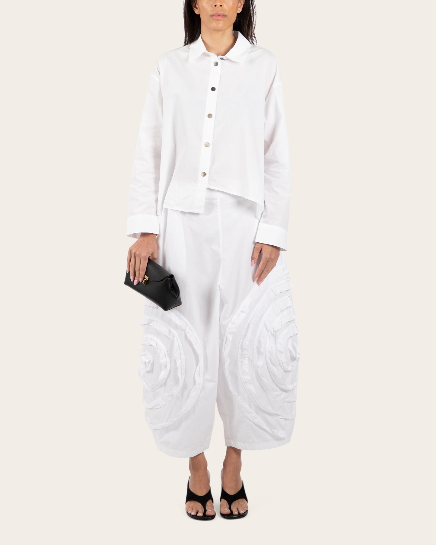 Spiral Appliqué Pants