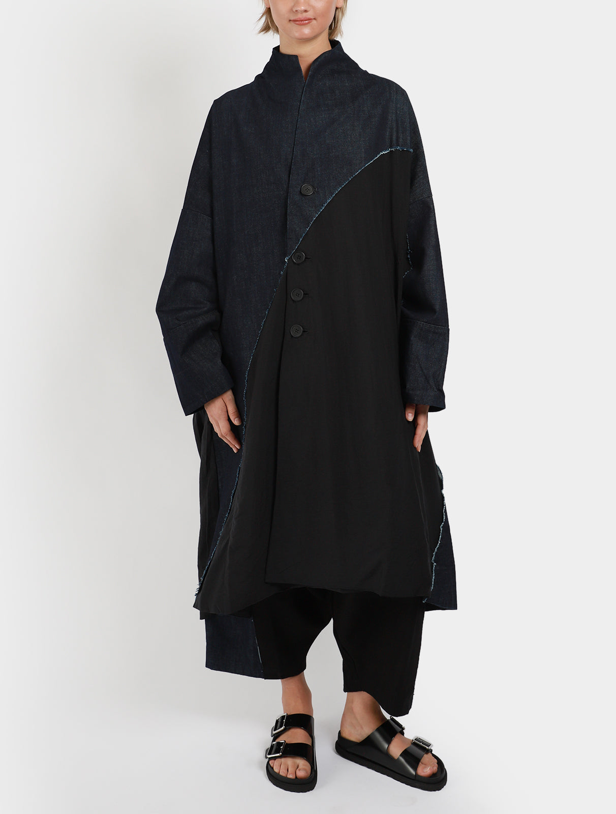 Denim Oversized Coat