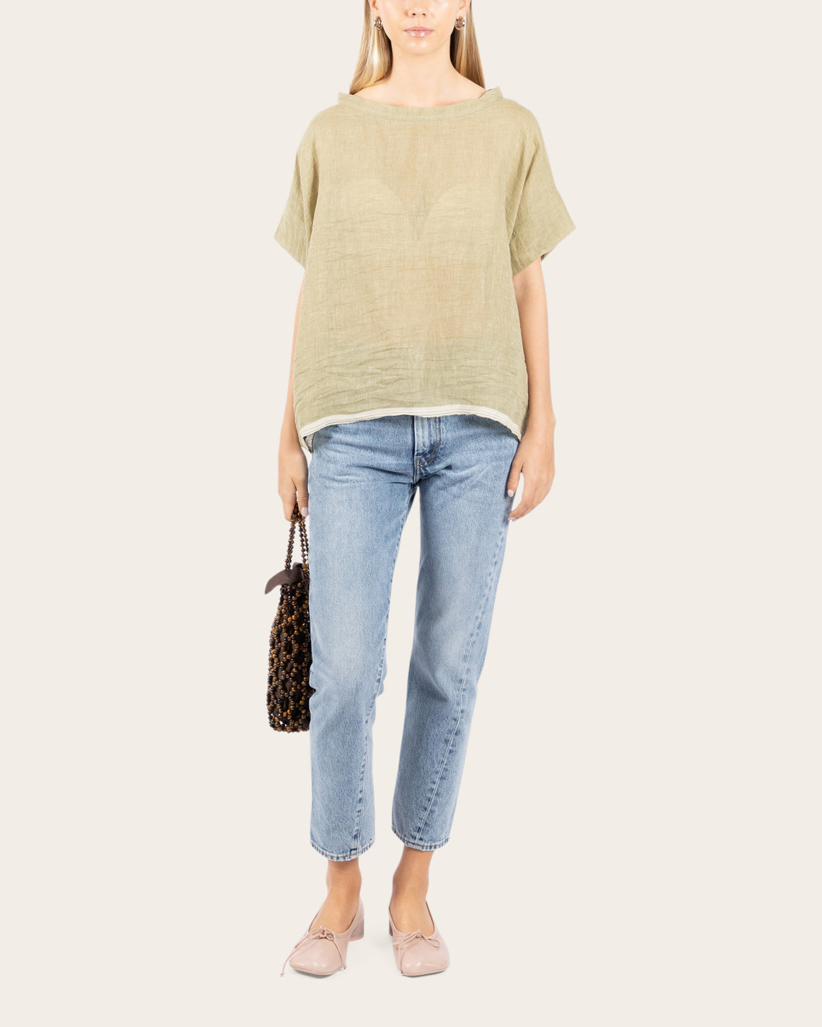 Gauze T-shirt