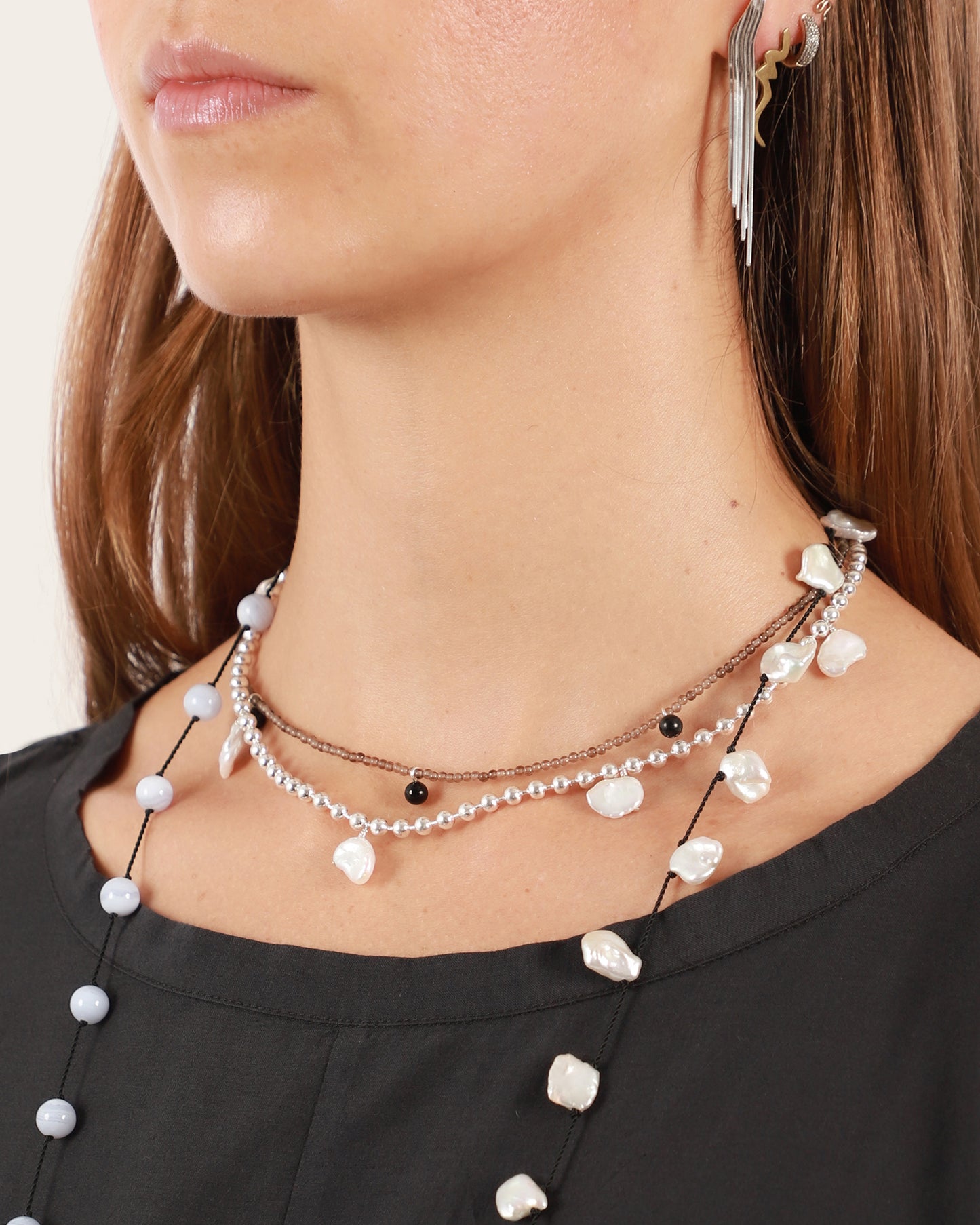 Keshi Pearl Necklace