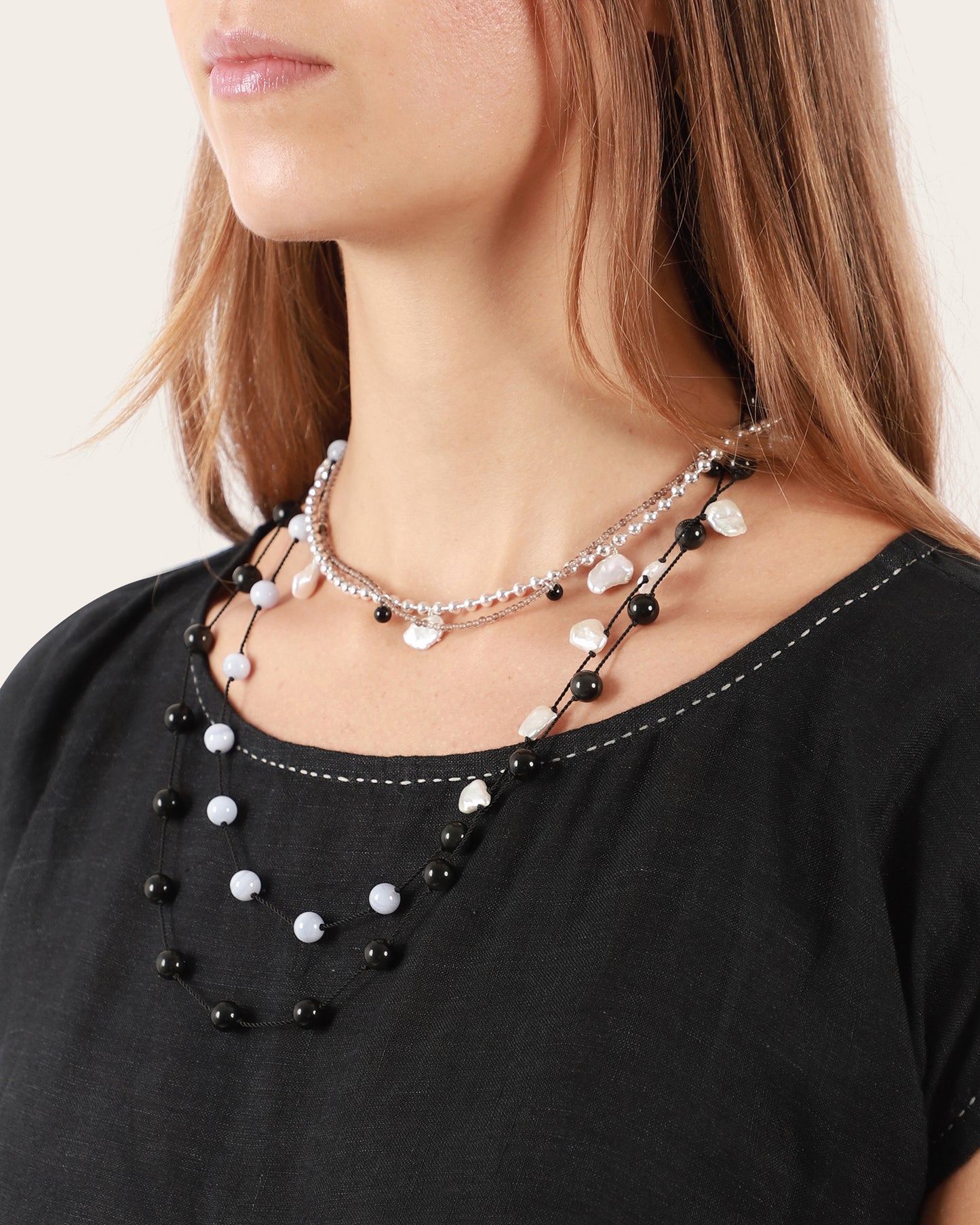 Long Beaded Necklace