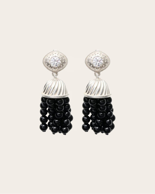 Extra Mini Onyx Earrings