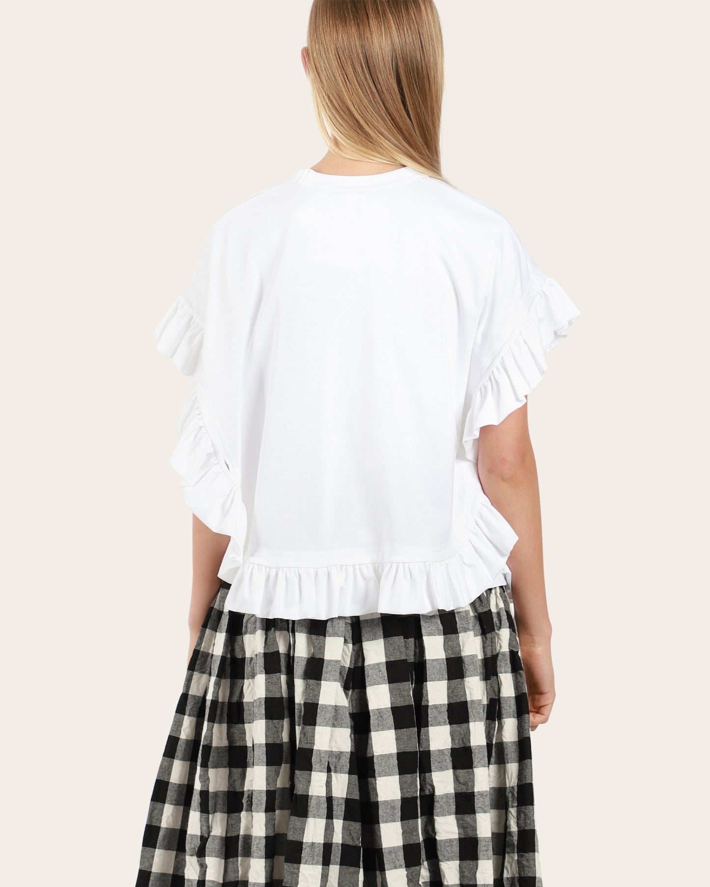 Ruffle Trim Tee