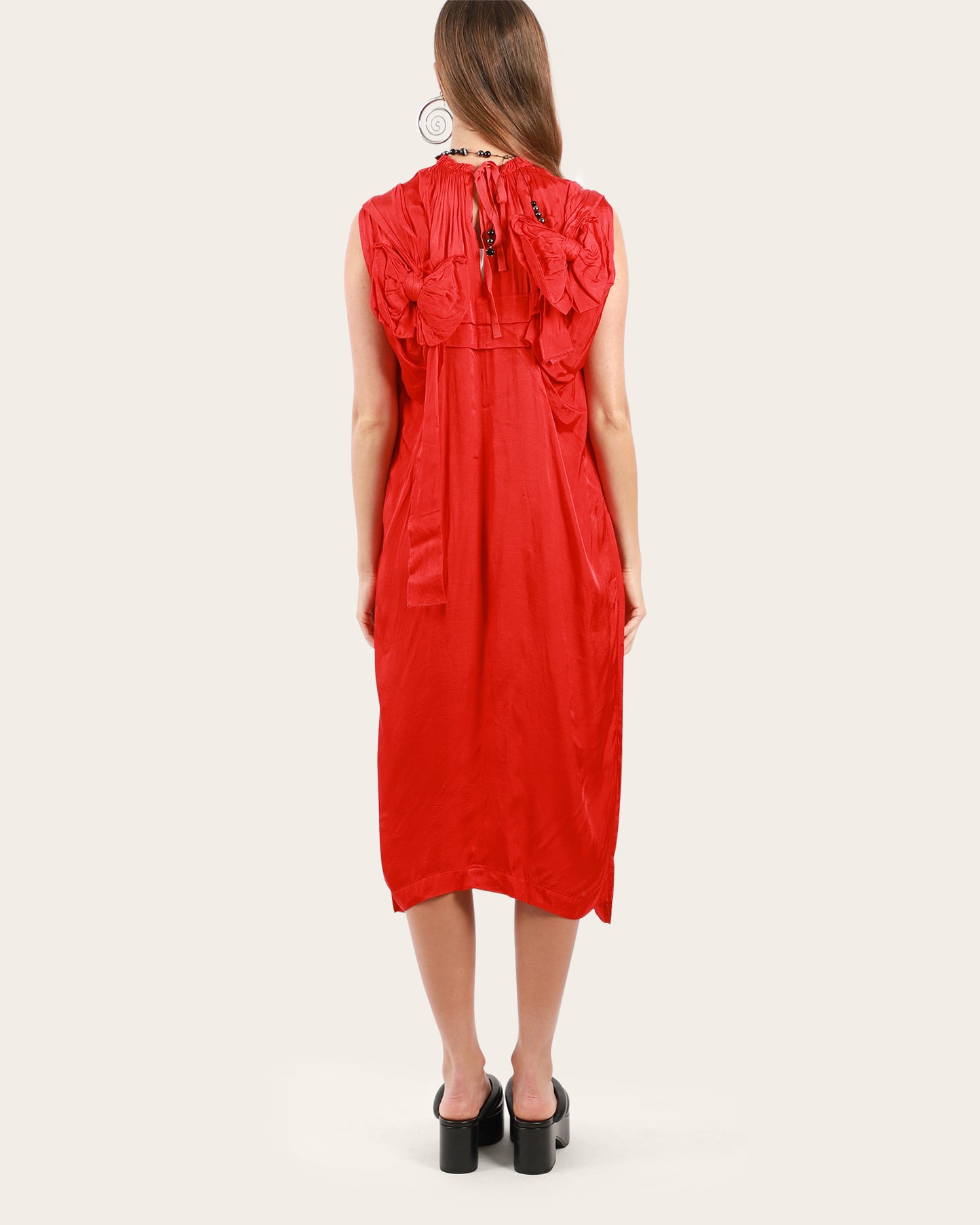 Sleeveless Bow Dress