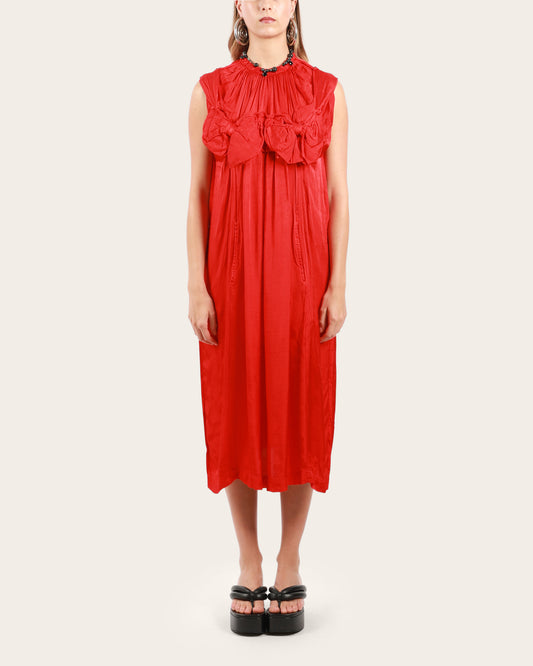 Sleeveless Bow Dress