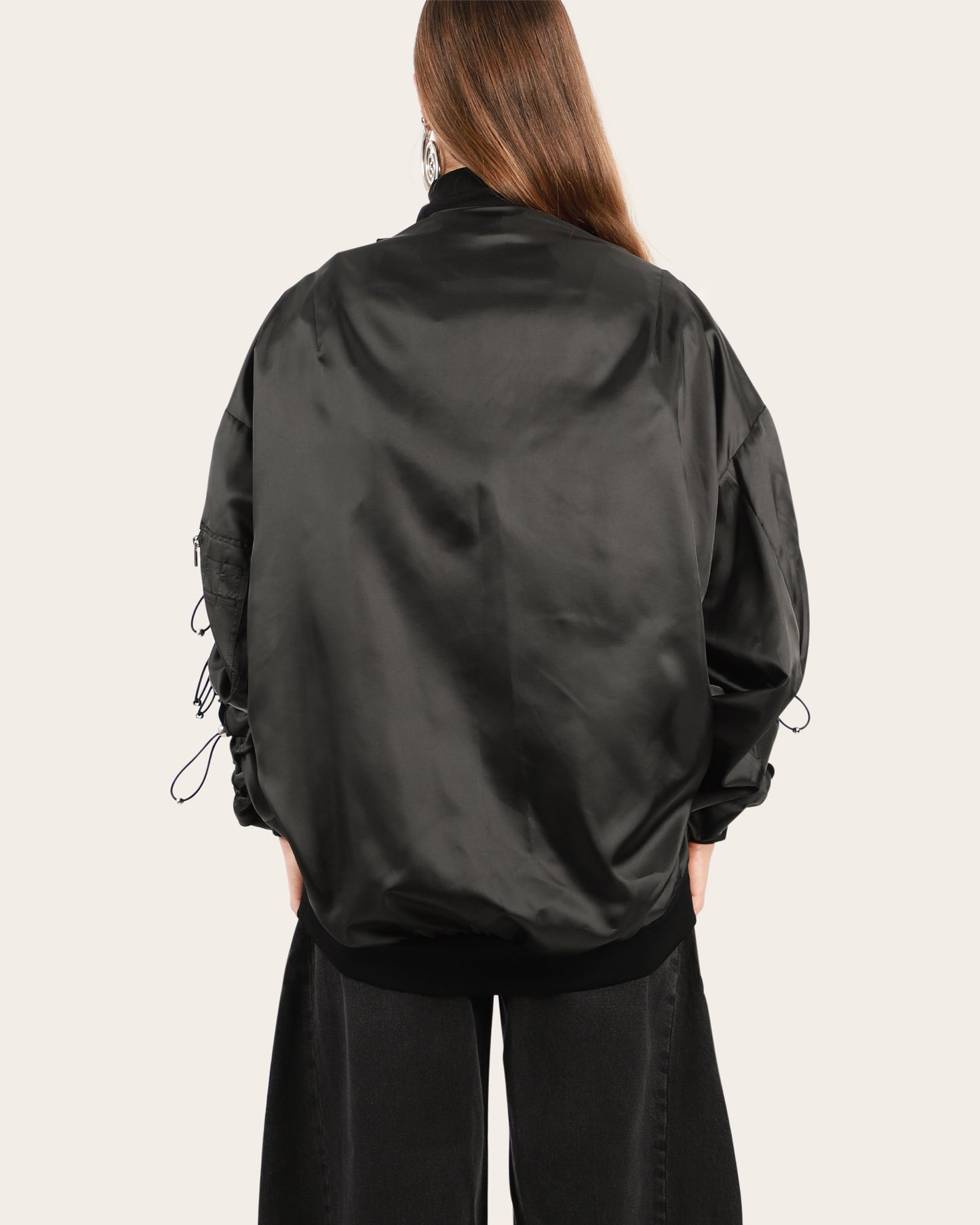 Toggle Ruffle Blouson