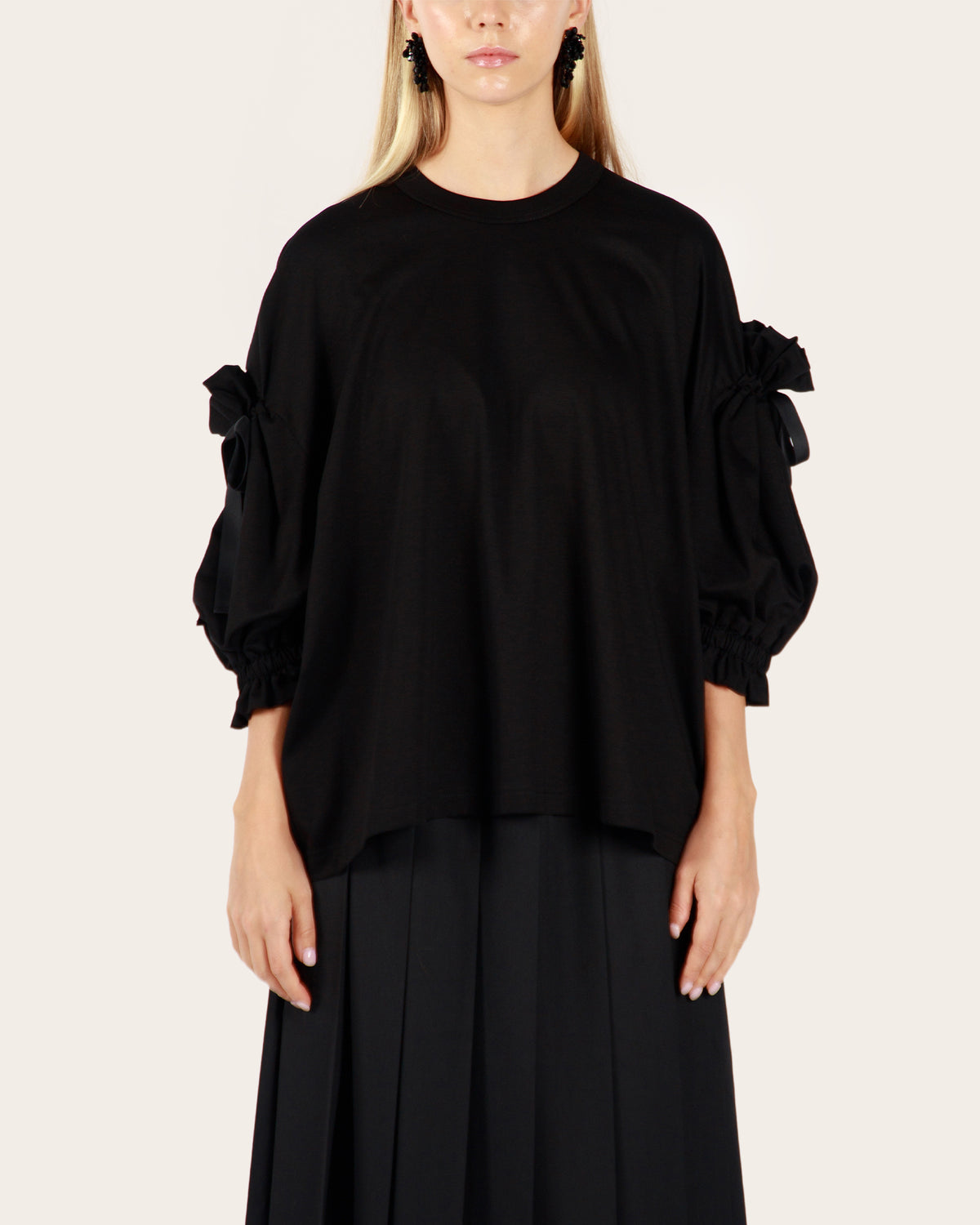 Ruched Sleeve Blouse