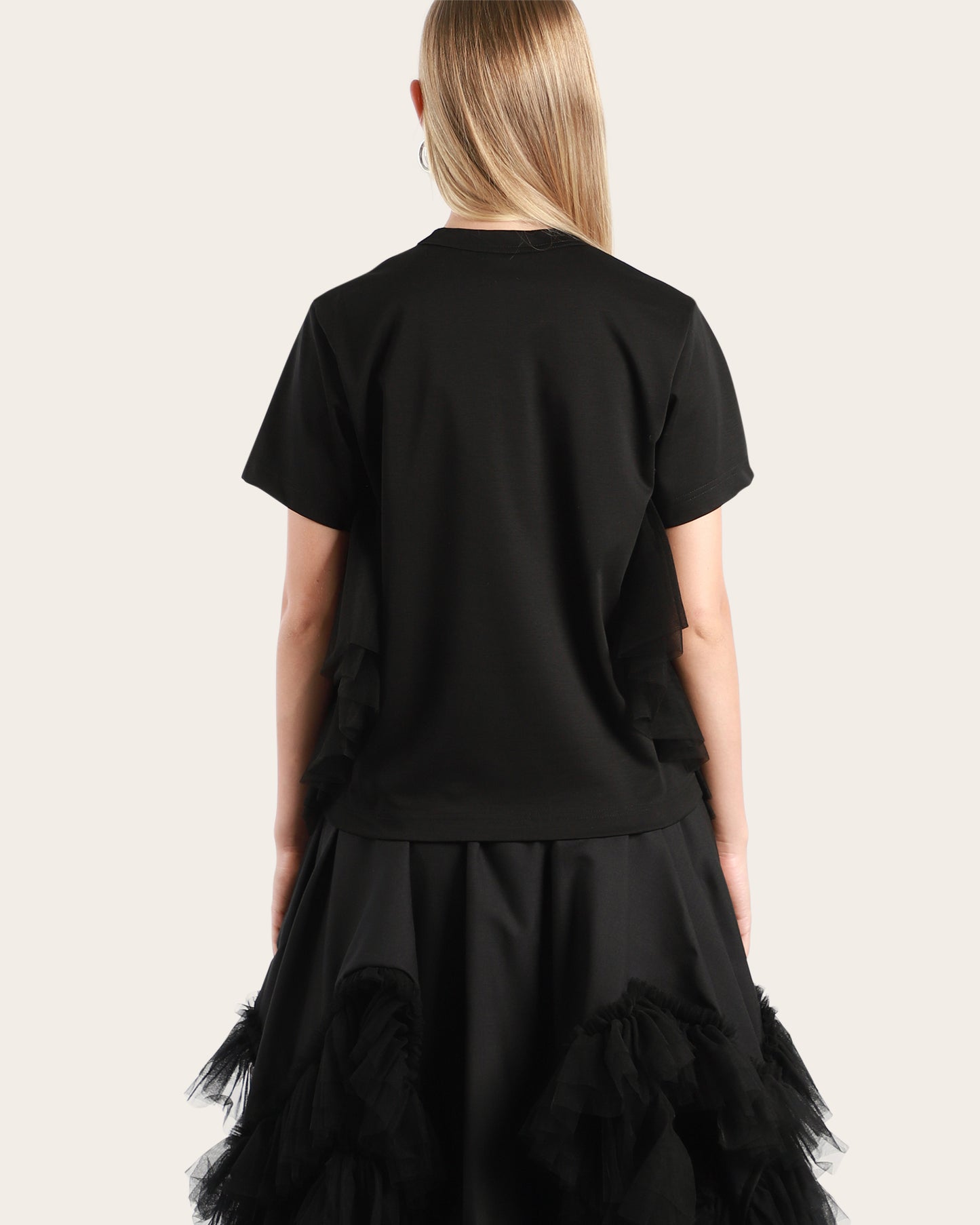 Tulle Ruffle T-shirt
