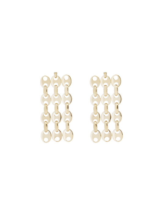 Eight Nano 3 Row Earrings
