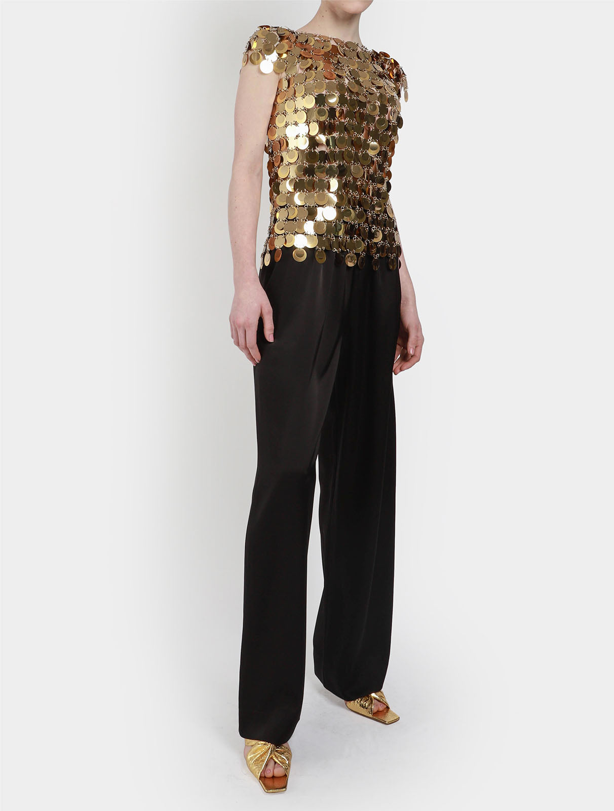 Gold Sparkles Top