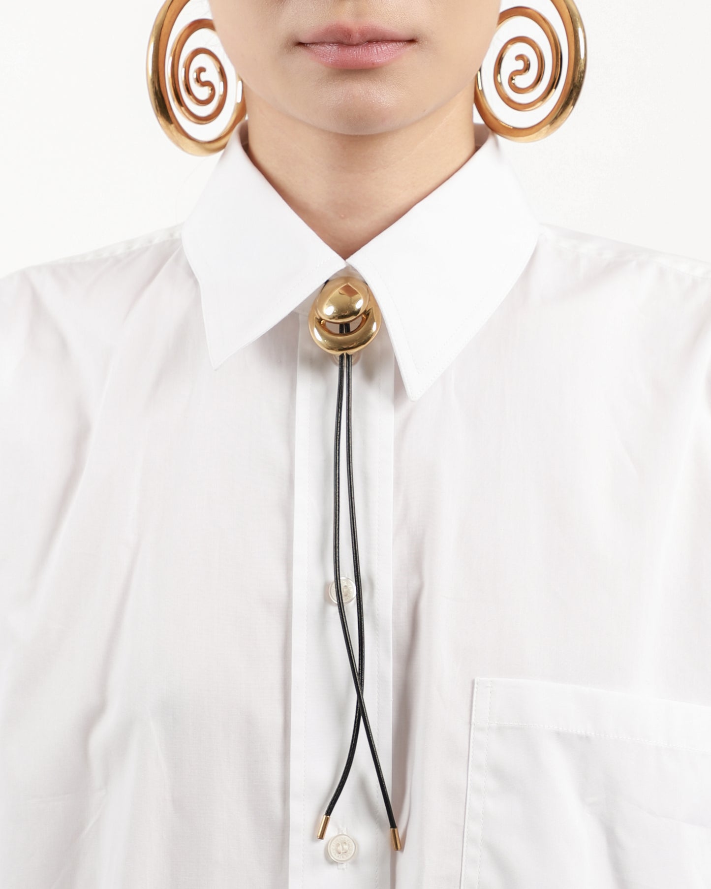 Blow Up Cord Bolo Tie