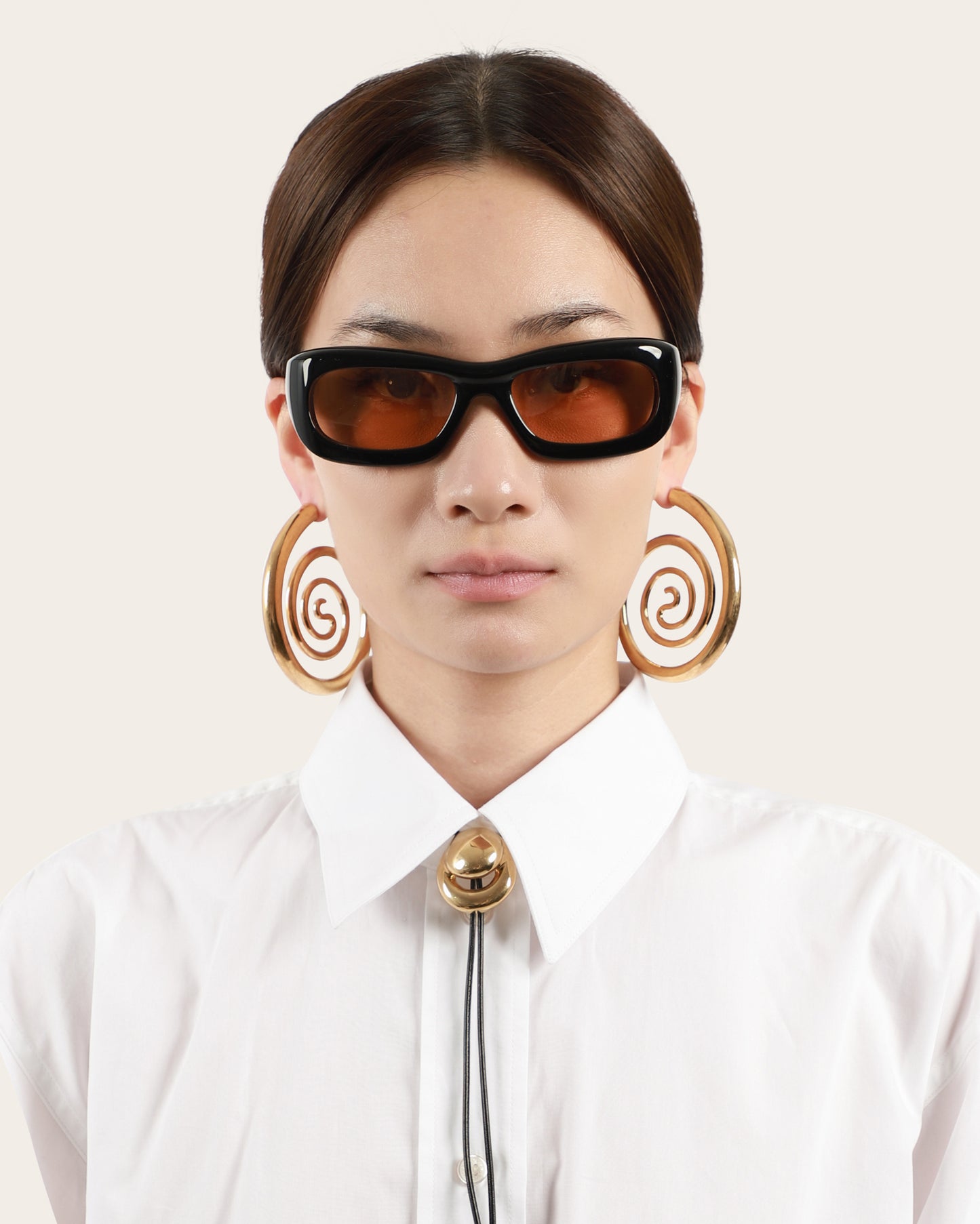 Spiral Serpent Hoops