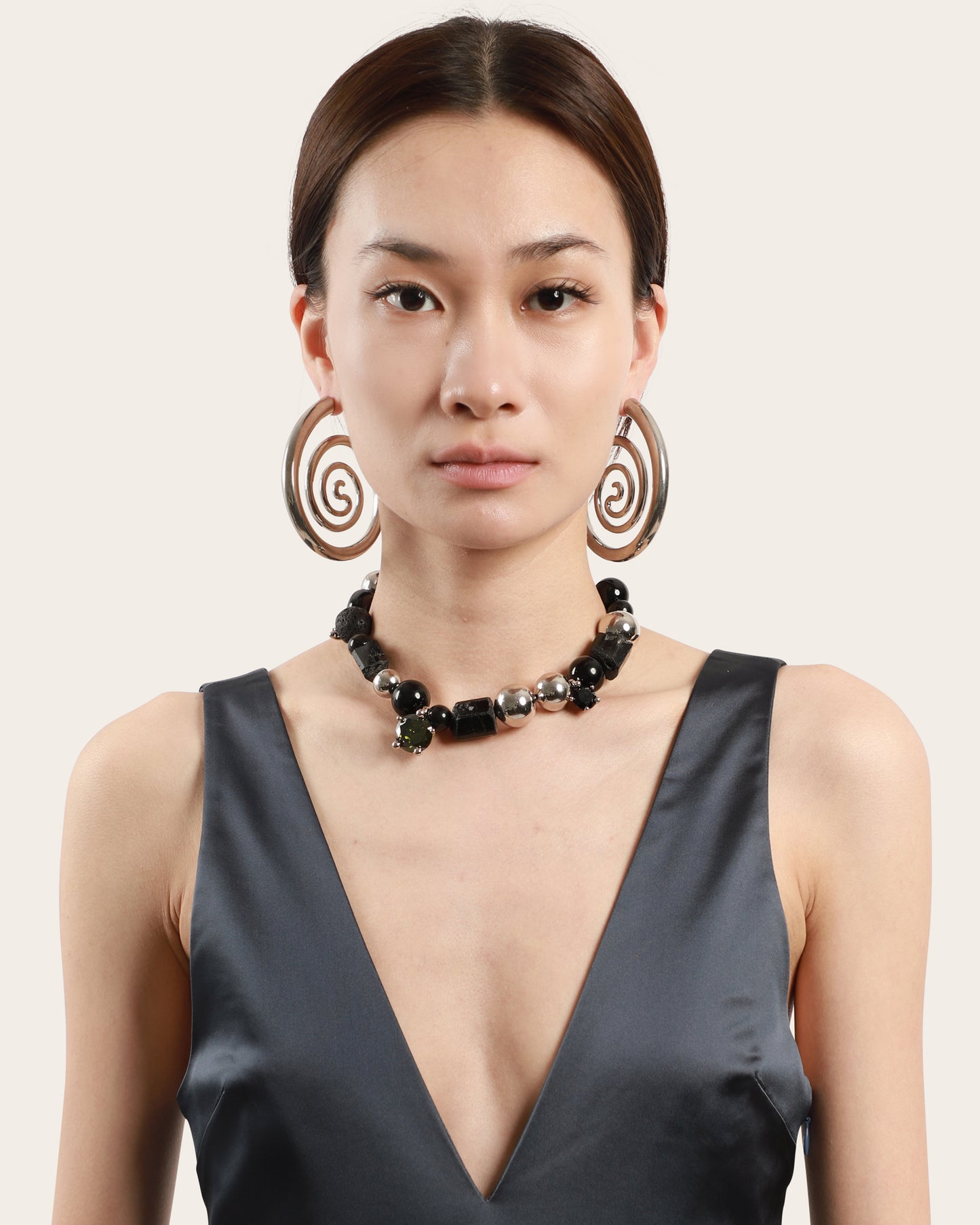 Spiral Serpent Hoops