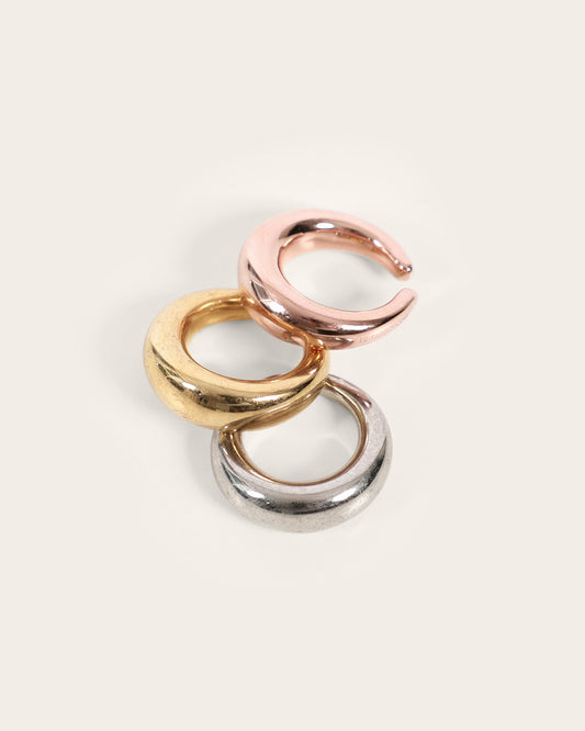 Triptych Circle Ear Cuffs