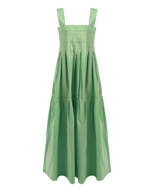 Pleat Long Dress