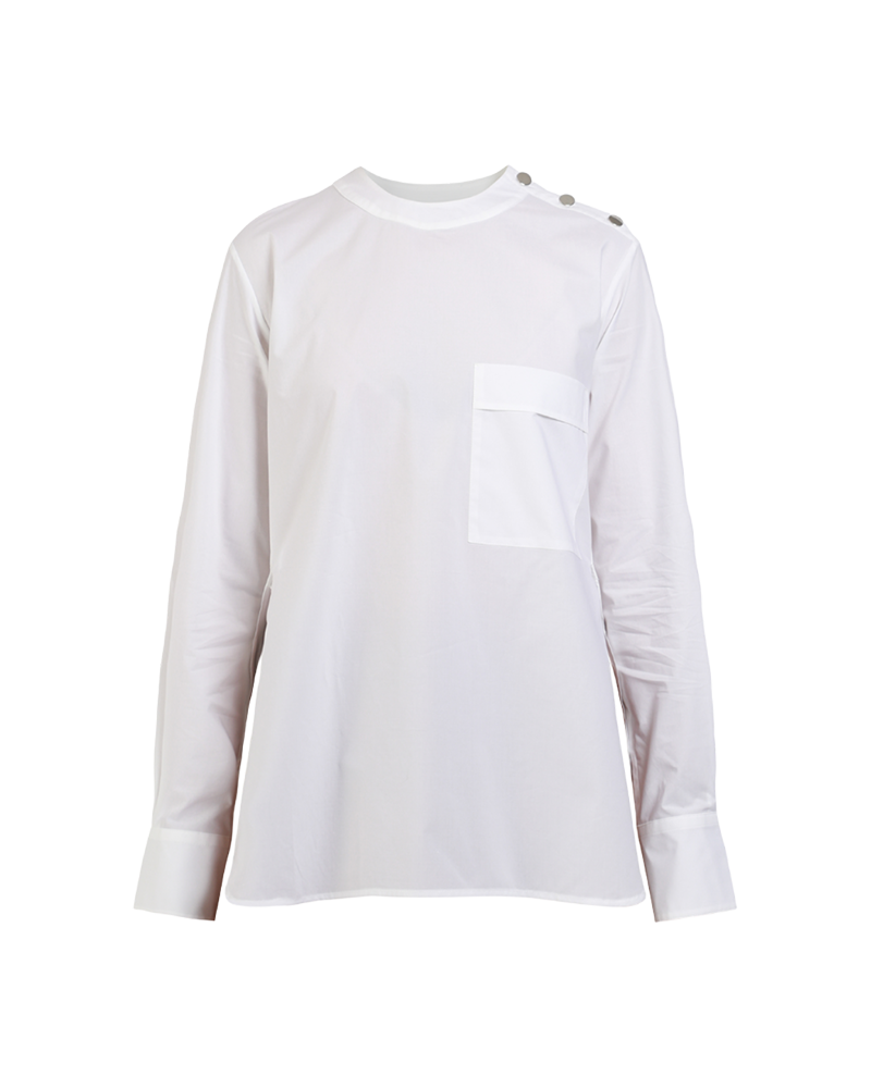 Snap Fastening Blouse